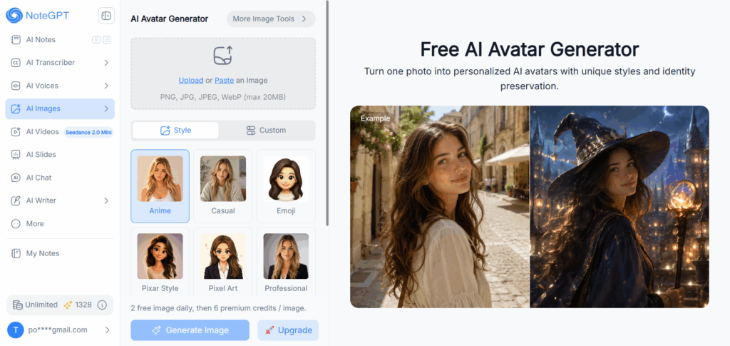 notegpt-best-overall-ai-avatar-generator