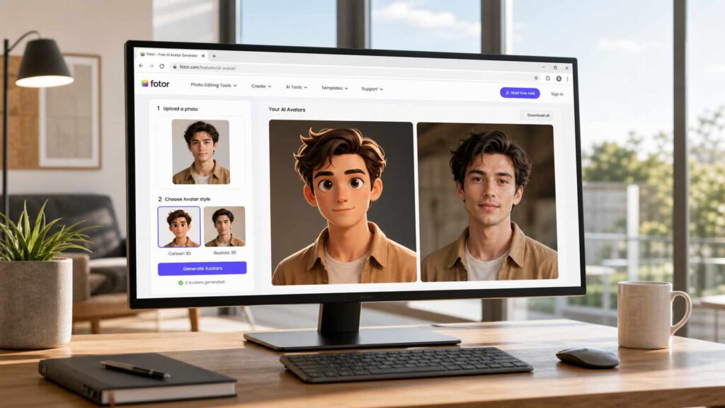 fotor-best-browser-based-avatar-generator