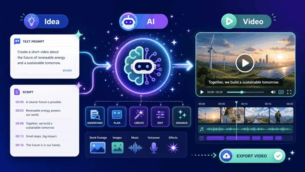 ai-video-maker-text-to-video-workflow