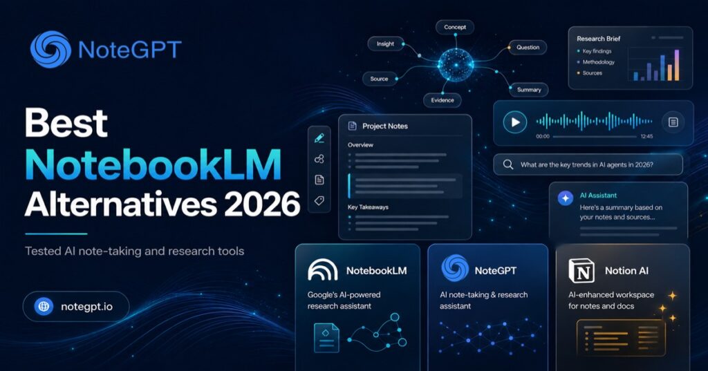 10 Best NotebookLM Alternatives in 2026 for AI Notes, PDFs & Learning