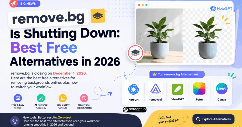 remove.bg Is Shutting Down: Best Free Alternatives in 2026