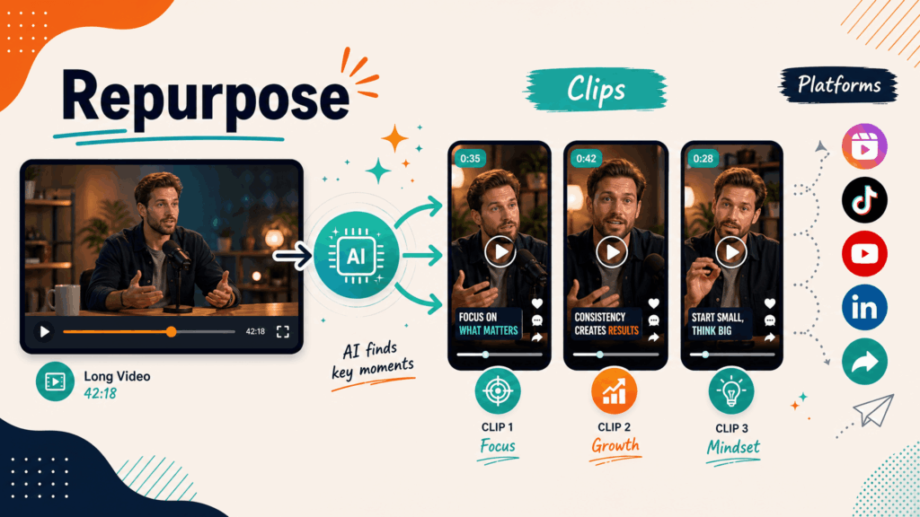 ai-video-maker-short-form-repurposing