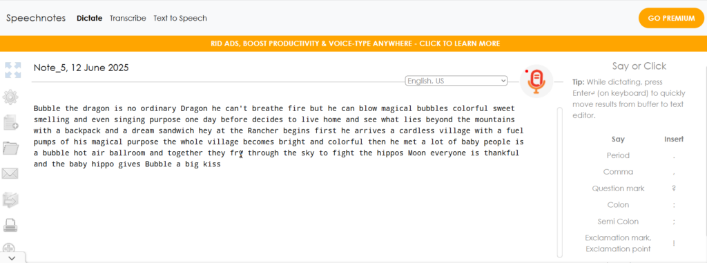 How Speechnotes Works?