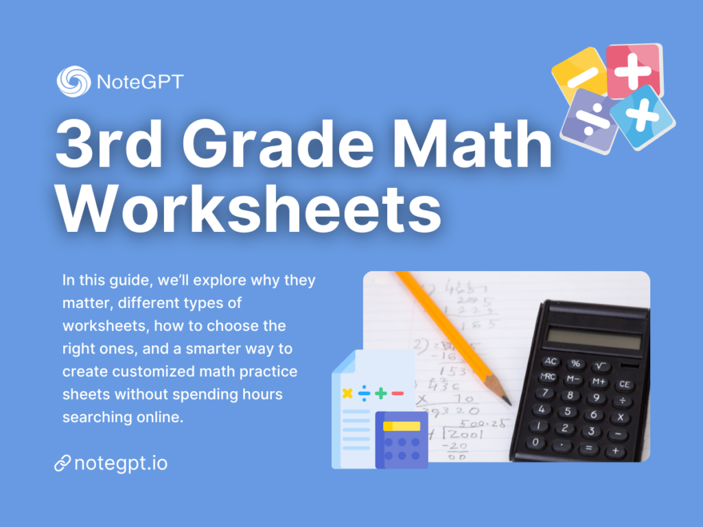 Free AI-Generated 3rd Grade Math Worksheets to Download or Print in 2025