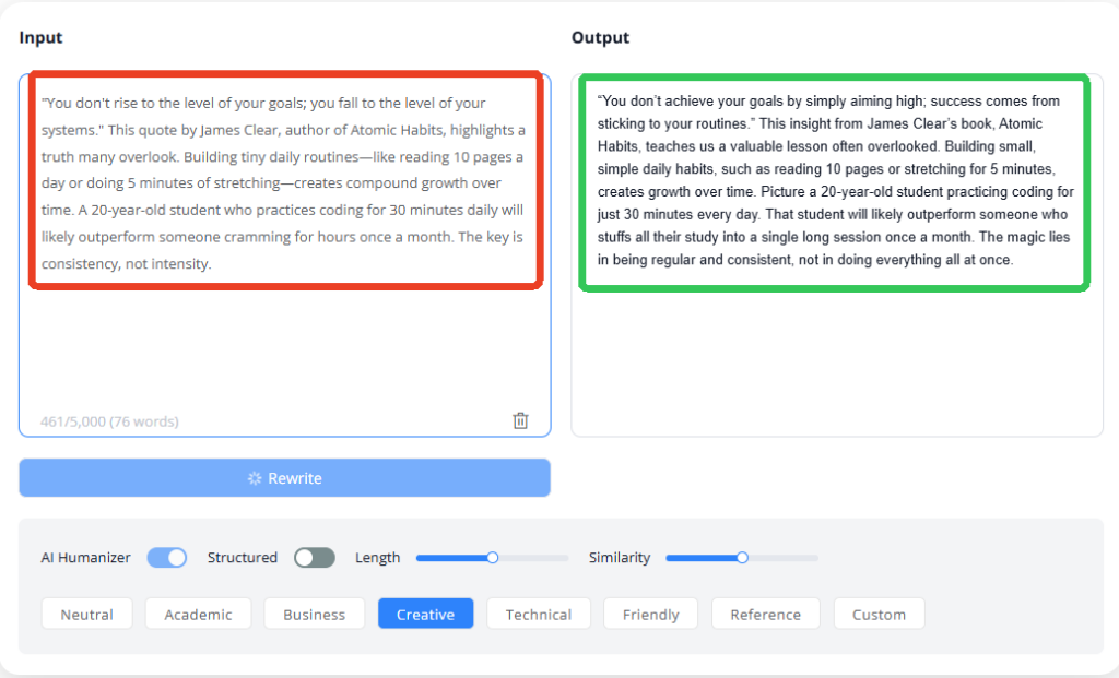 Example 1:Too Casual for a Business Audience