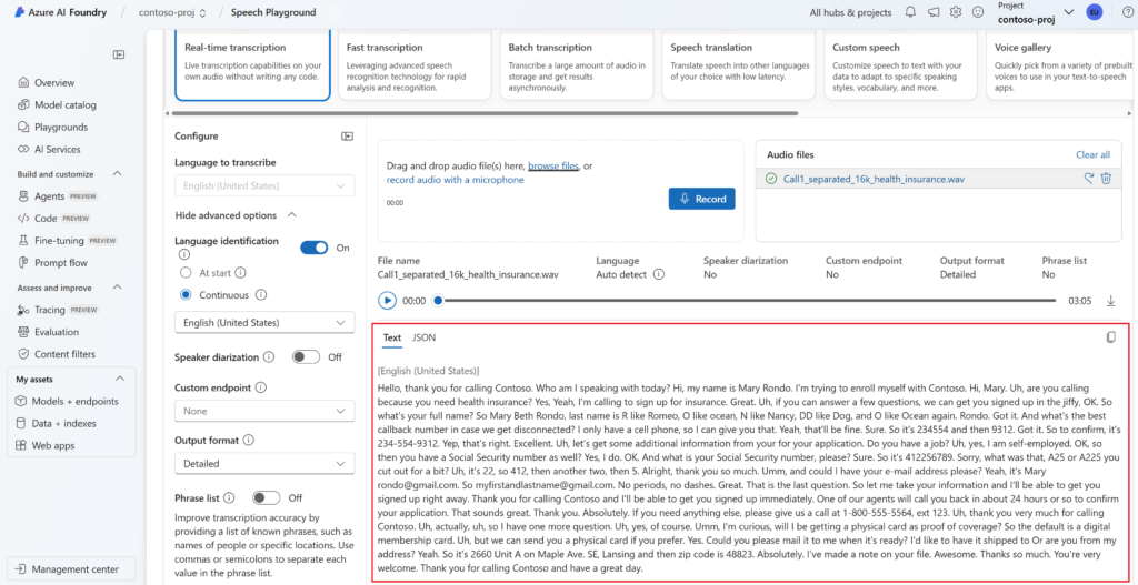 Microsoft Azure Speech Services – Enterprise-Grade Voice to Text​ Online