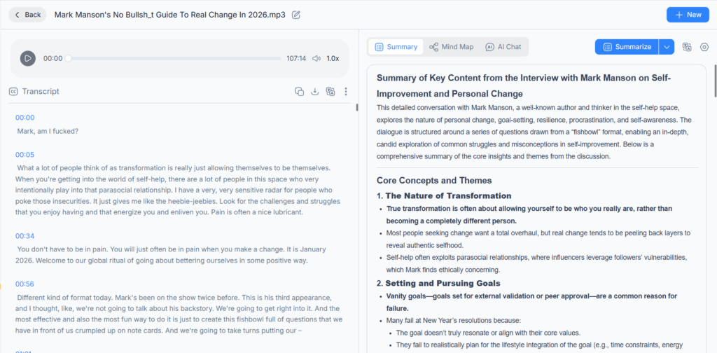 NoteGPT Audio to Text Converter