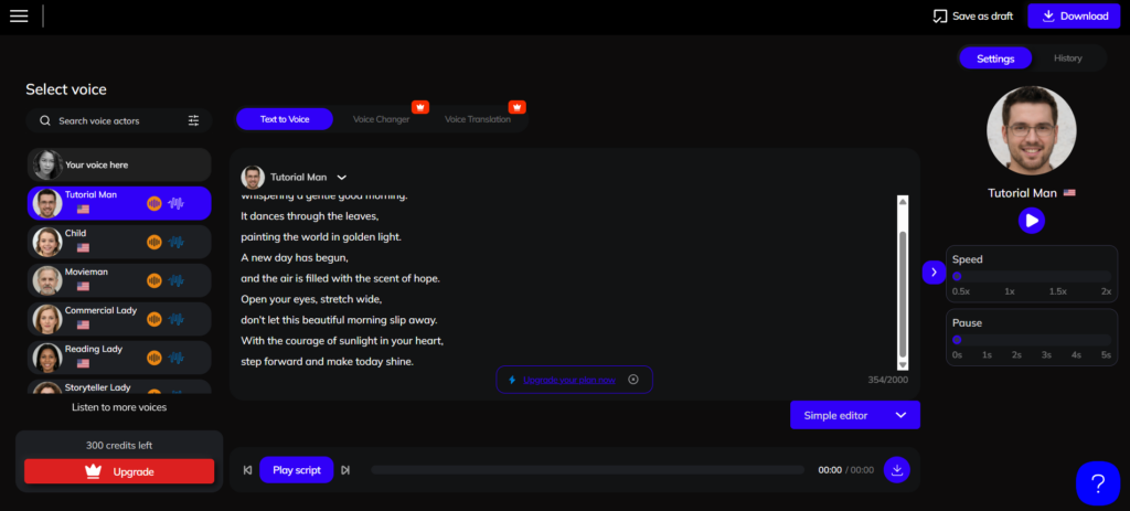 Synthesys – Marketing-Focused AI Voices for Ads and Social Media
