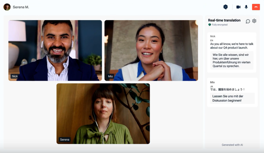 DeepL Voice for Conversations - Best for Real-Time Translation