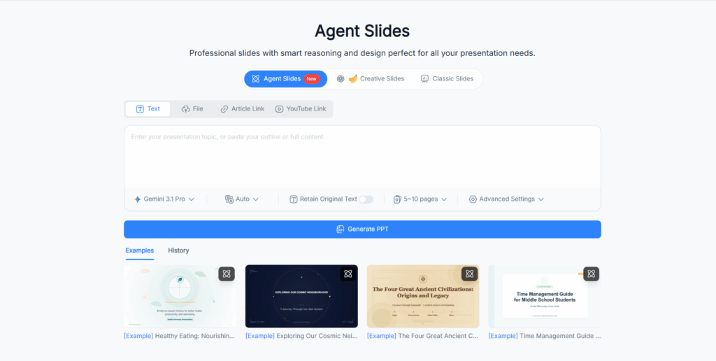NoteGPT Agent Slide
