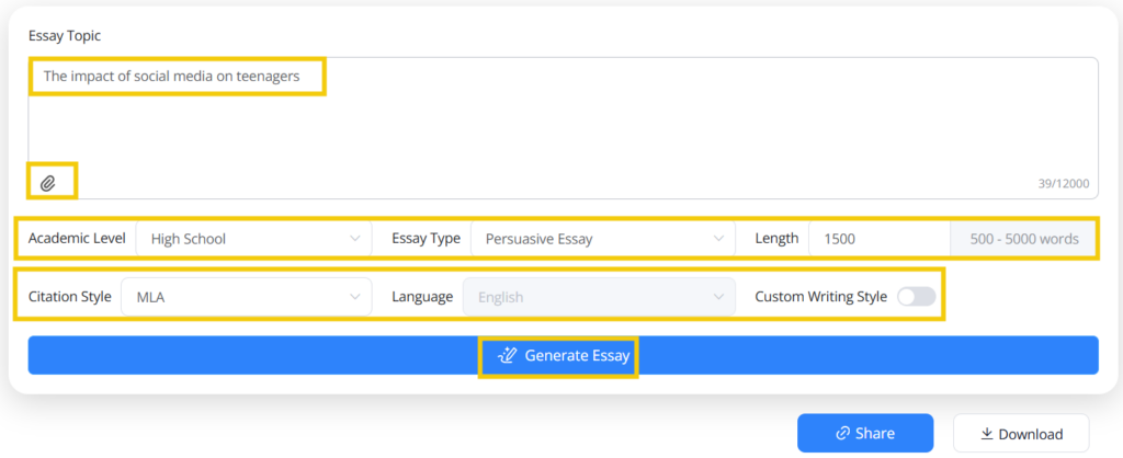 AI Paper Writer – Best for Full Drafts with Citations