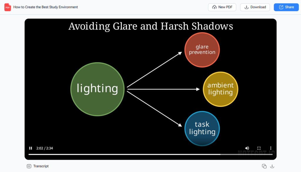 NoteGPT PDF to Video
