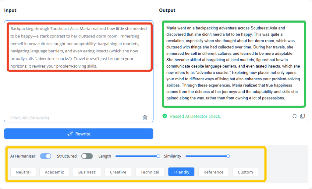 Use Paragraph Rewriter for Content Expansion