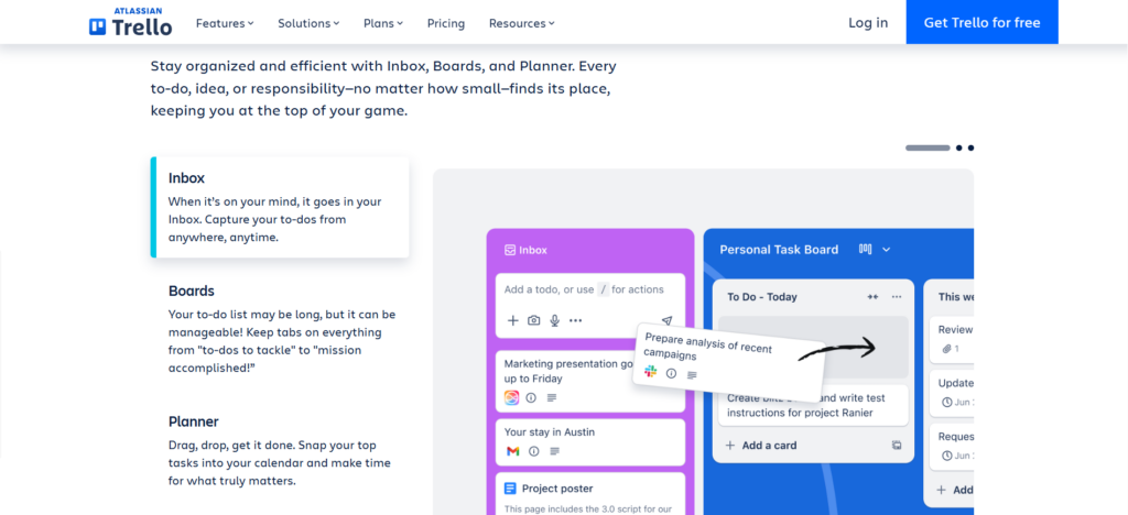 Trello acts as workflow conductors