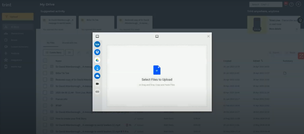 Trint — AI-Powered Editing and Multi-format Export
