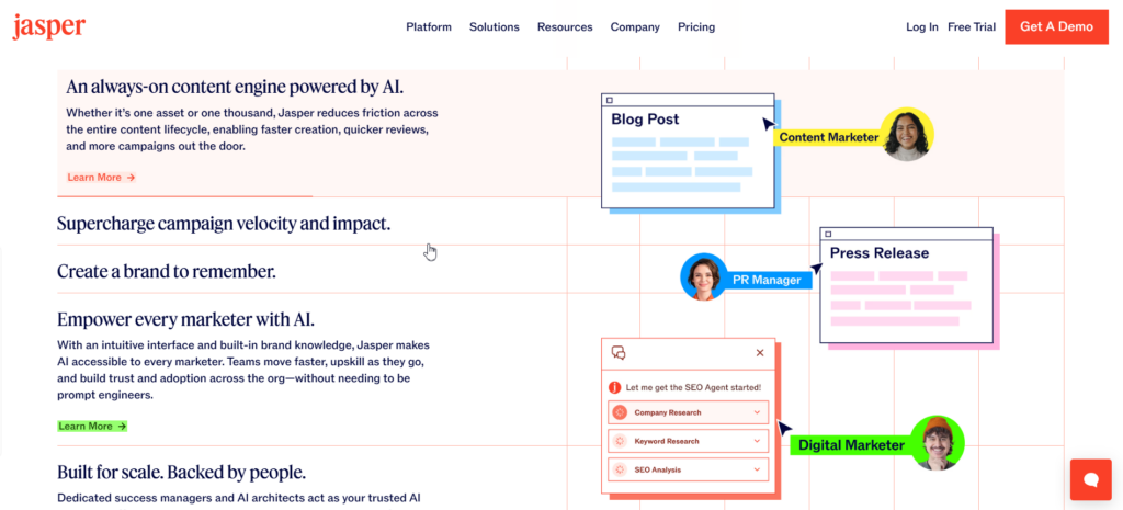 Jasper become your creative editors