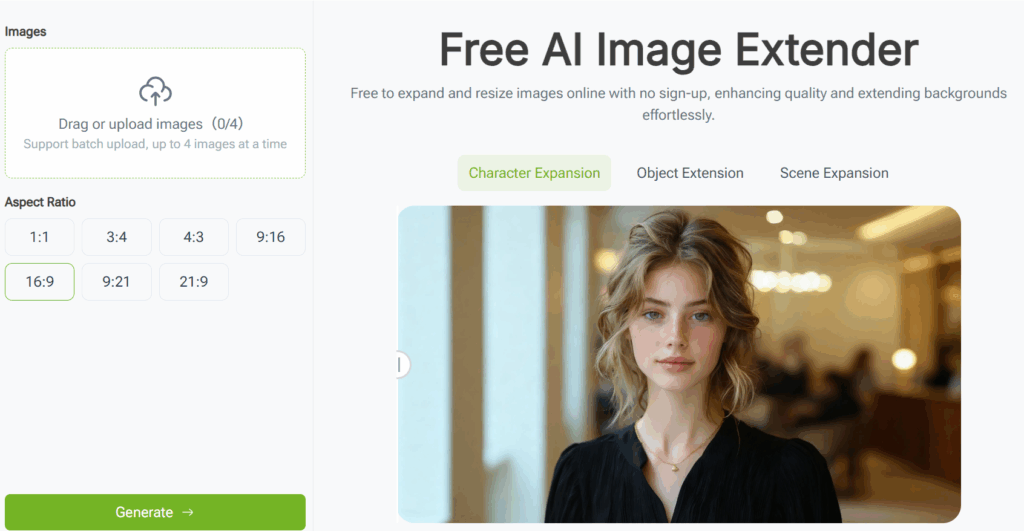 VisualGPT AI Image Extender