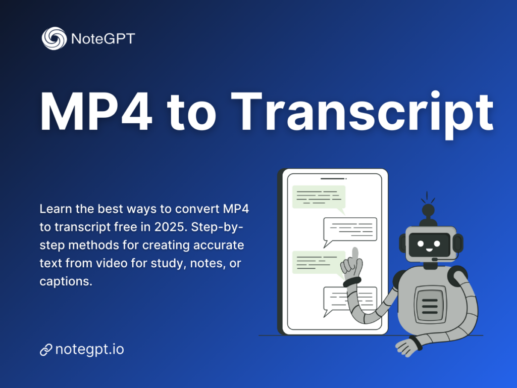 2025 Guide: Easy Ways to Convert MP4 to Transcript Free