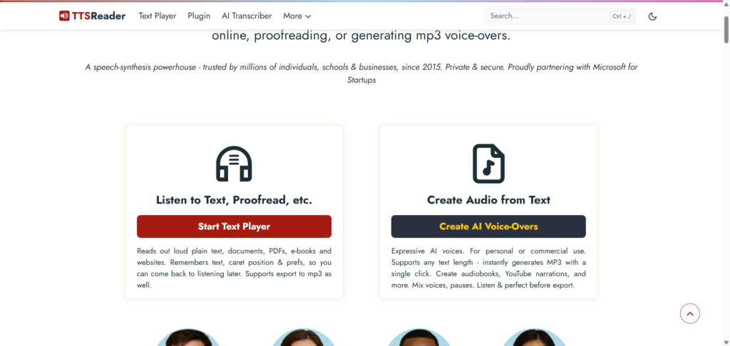 TTSReader – Unlimited Free Use