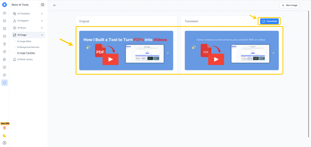 Step 3: Compare & Download Translation