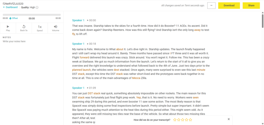 Temi – Budget-Friendly AI Transcription