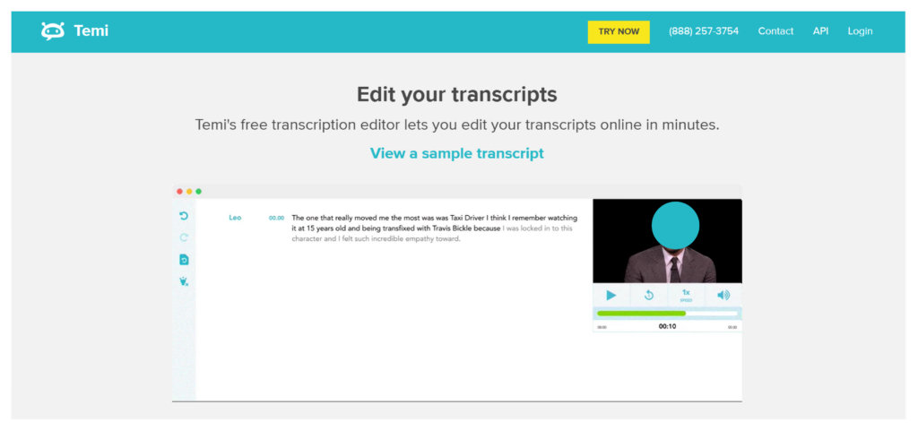 Temi: Simple, Affordable Transcription for Everyday Users