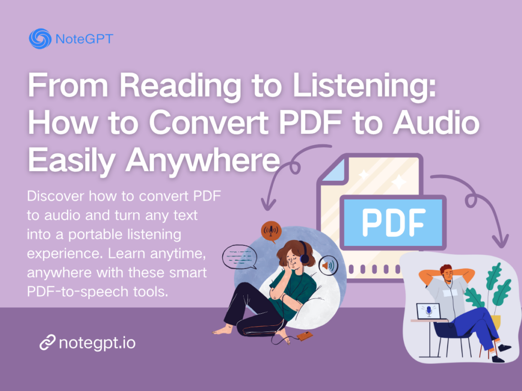 From Reading to Listening: How to Convert PDF to Audio Easily Anywhere