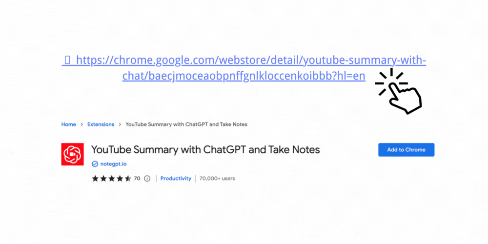 NoteGPT - Find the Extension