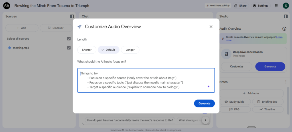 From Notes to Podcasts — How NotebookLM Helps Creators Work Smarter