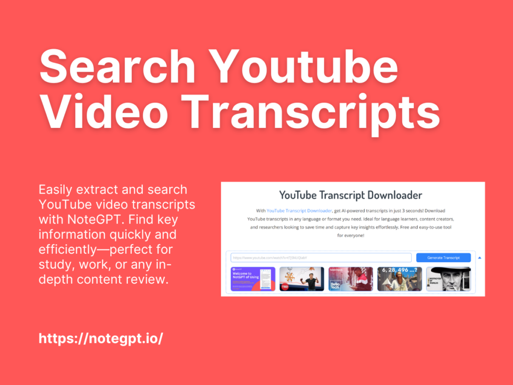 How to Search YouTube Transcripts by 3 Steps