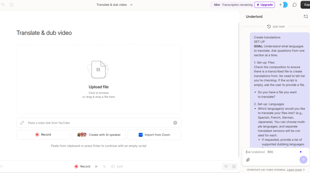 Descript – Simplifying Online Transcription with Ease​