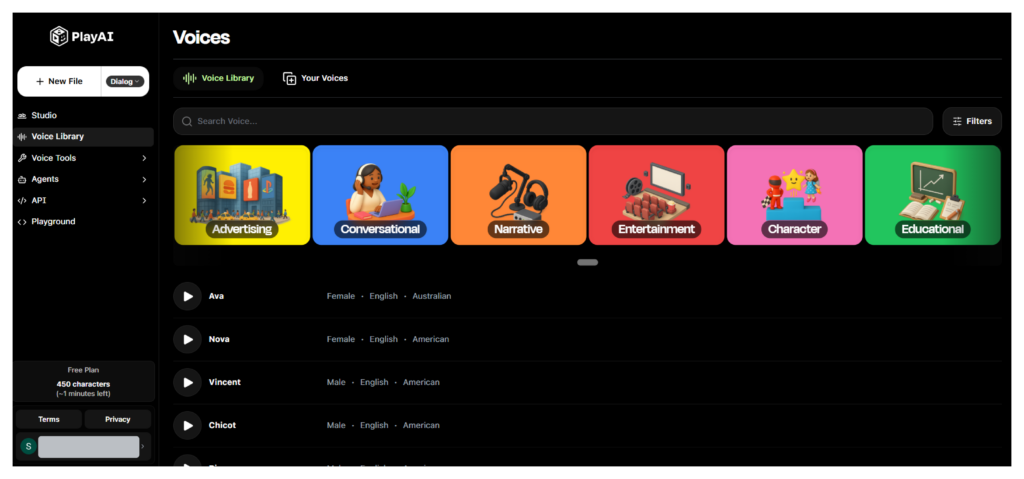 Play.ht – Multi-Language Voiceovers with Natural Flow
