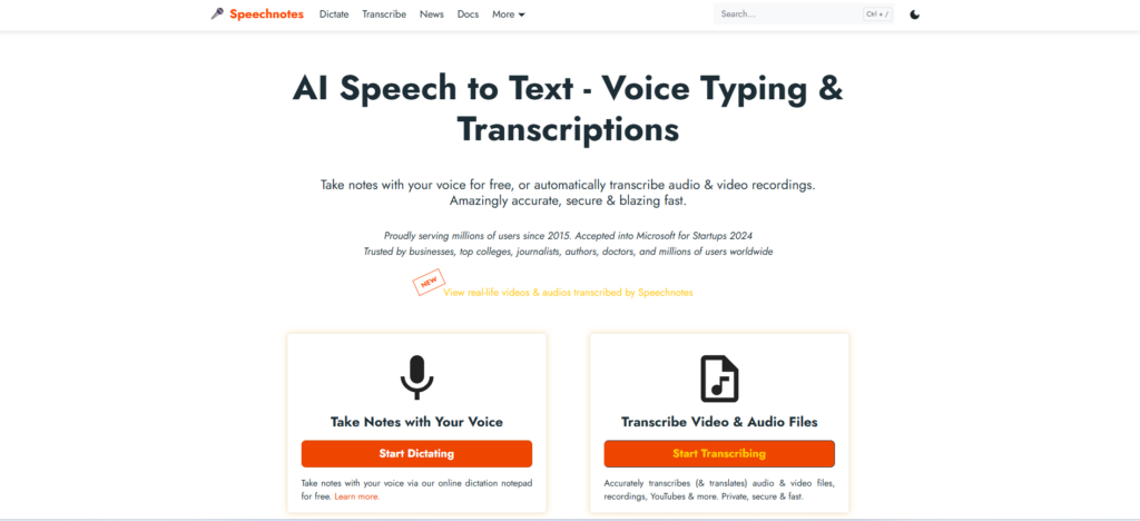 What Is Speechnotes?