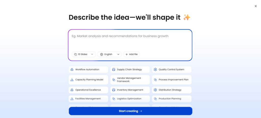 Presentations.AI – Best for Smart Content Structuring
