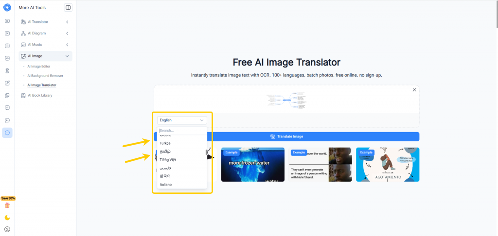 Support for 100+ Languages