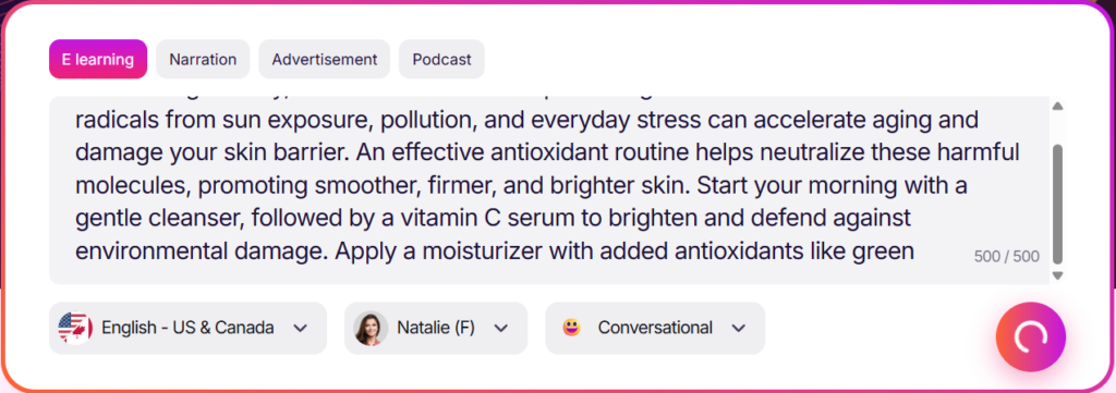 Murf – Emphasis and Pitch Control