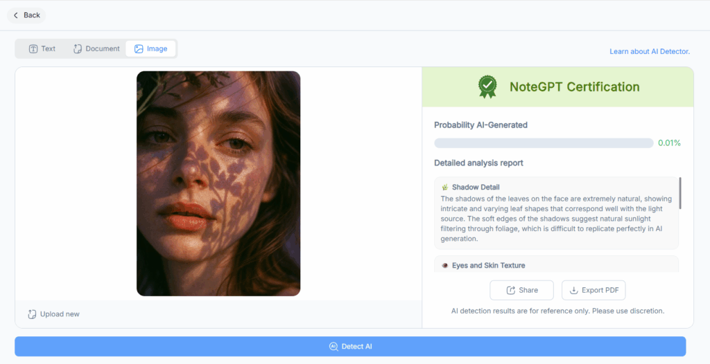 Key Features of AI Generated Image Detectors