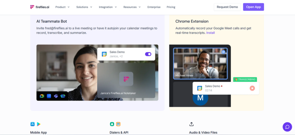 Fireflies.ai – Meeting Transcription Tool with CRM Integration