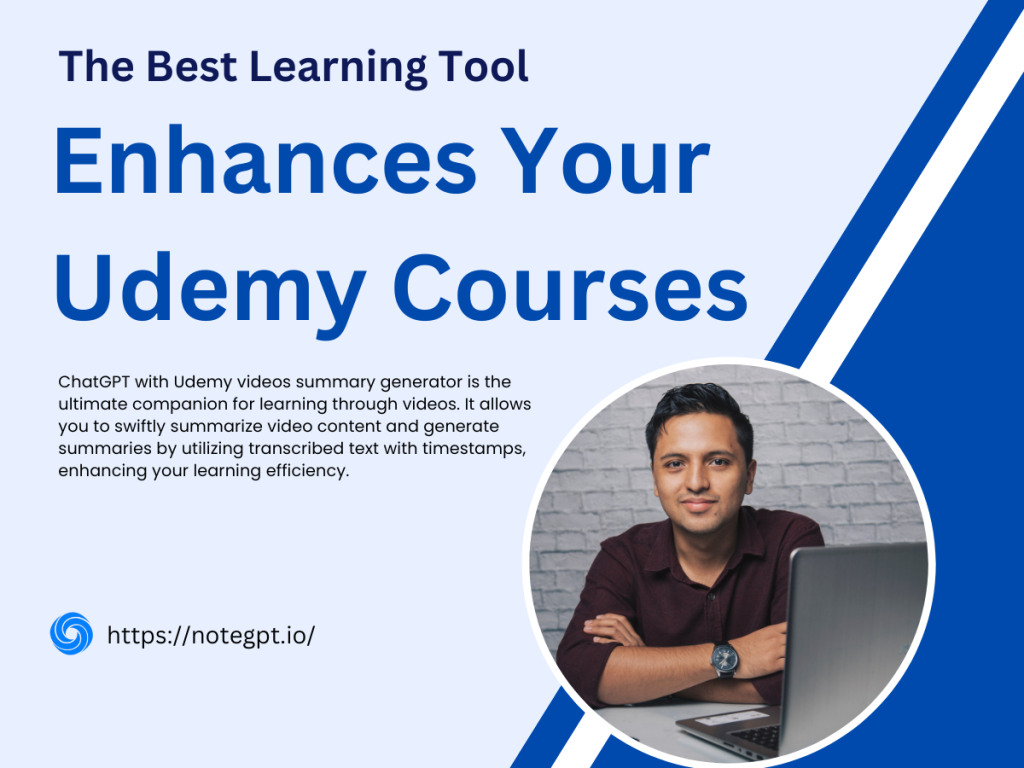 The Best Learning Tool Enhances Your Udemy Courses – NoteGPT