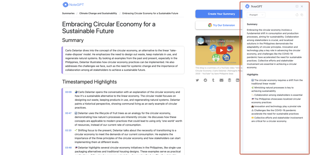 NoteGPT has recently introduced a groundbreaking feature, web summary. - NoteGPT