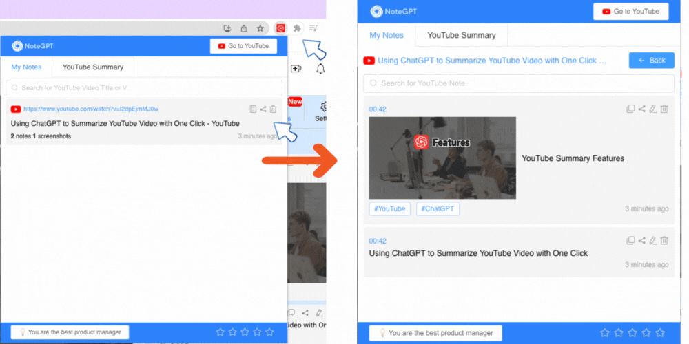 NoteGPT - Manage Your Video Notes