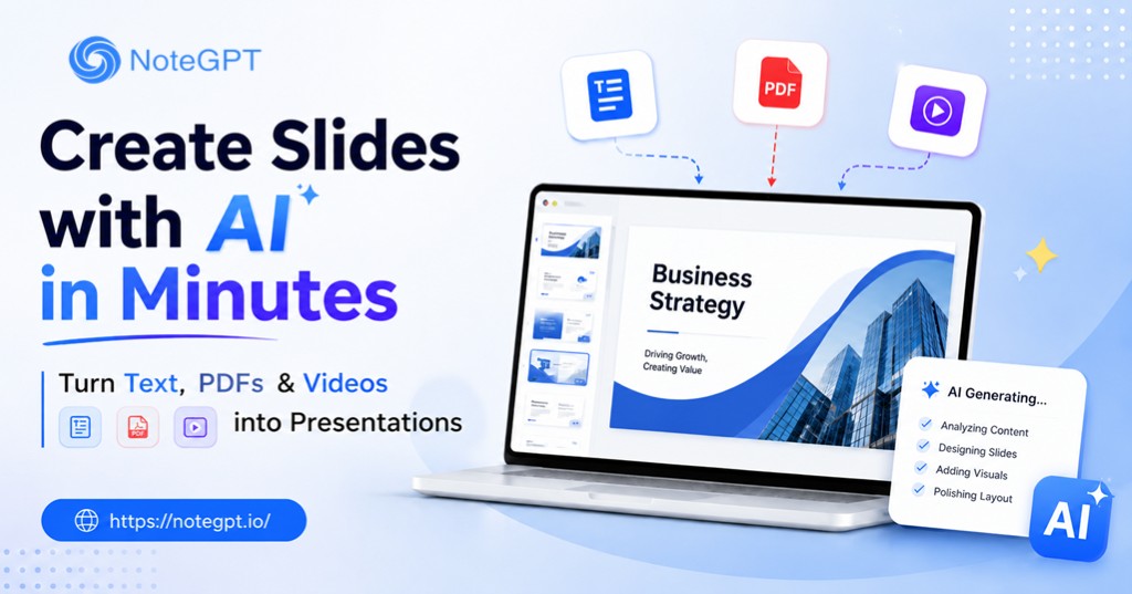 Create Slides with AI in Minutes | Turn Text, PDFs & Videos into Presentations