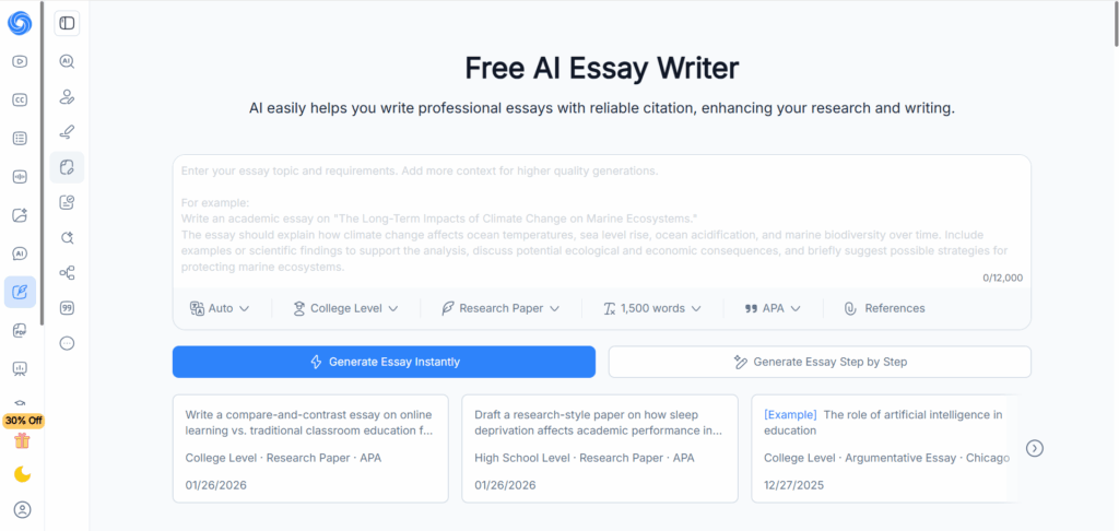 AI Essay Writer become