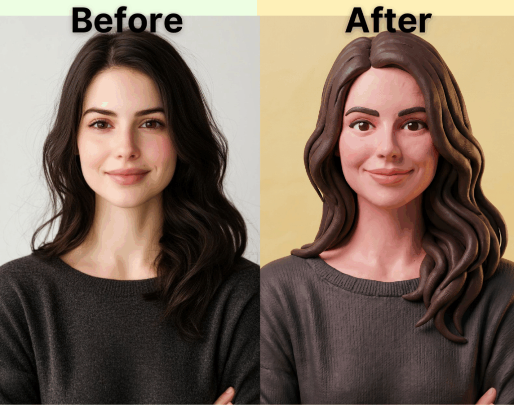 Use Case 18 — 3D Claymation Avatar Creation