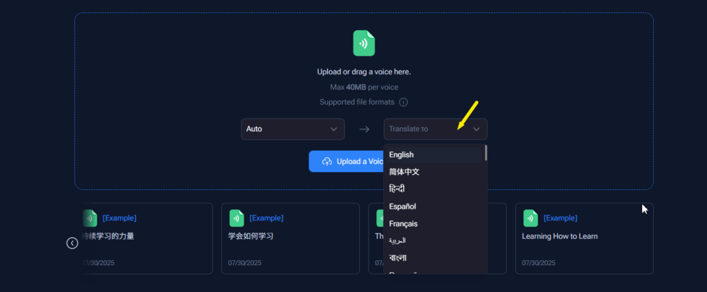 Step 2: Upload and Initial Processing