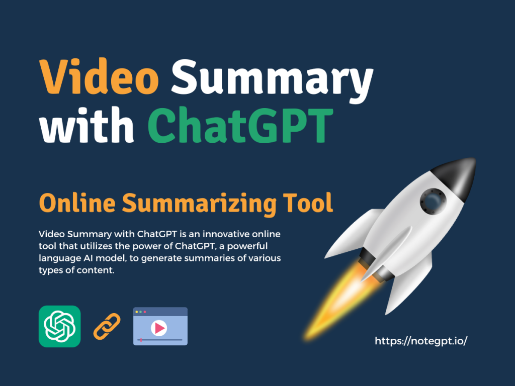 Video Summary with ChatGPT – Online Summarizing Tool
