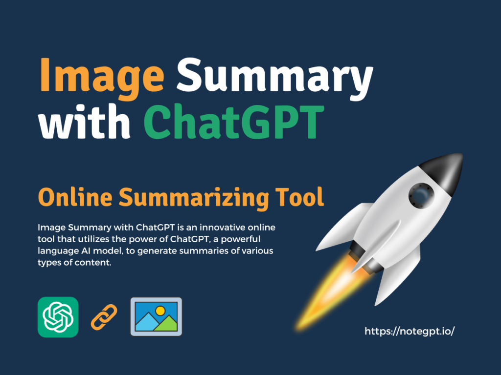 Image Summary with ChatGPT – Online Summarizing Tool