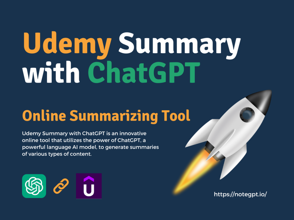Udemy Summary with ChatGPT – NoteGPT