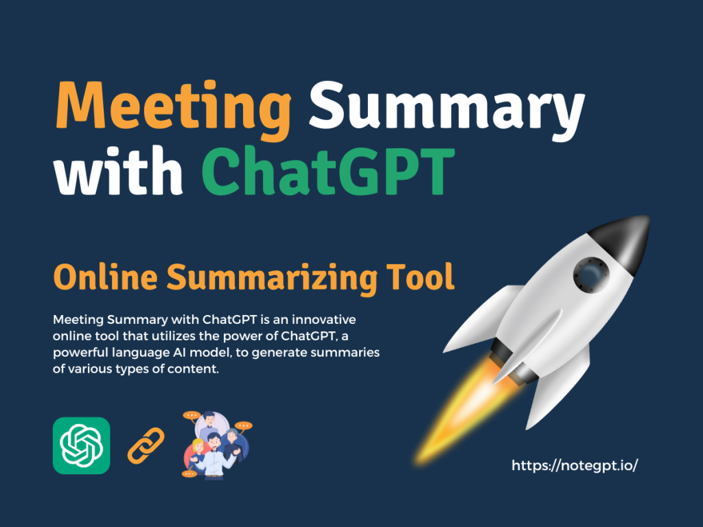 Meeting Summary with ChatGPT – Online Summarizing Tool