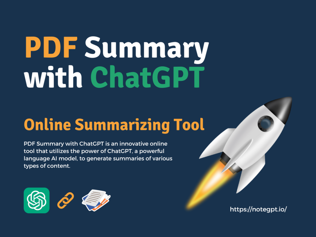 PDF Summary with ChatGPT – Online Summarizing Tool